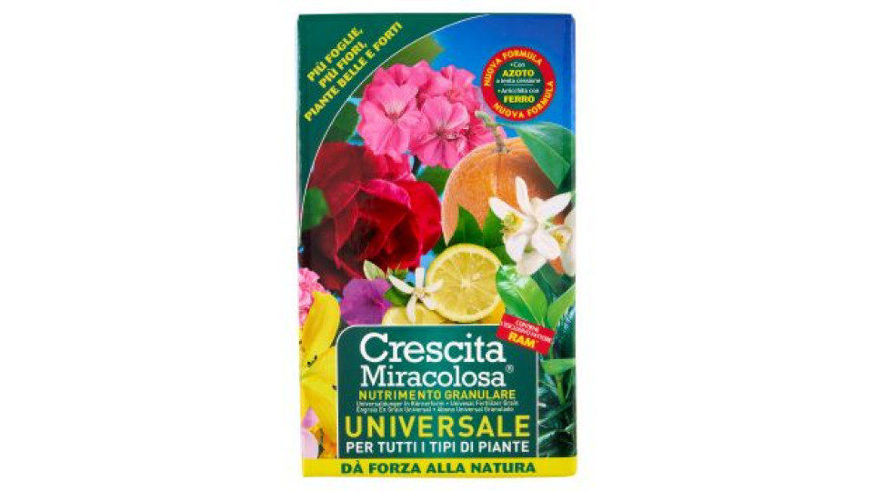 Crescita Miracolosa Nutrimento granulare universale per tutti i tipi di piante