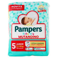 Pampers Baby-Dry Mutandino taglia 5 junior (12-18 Kg)