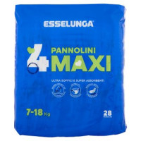 Esselunga, Baby pannolini taglia 4 maxi (7-18 Kg)