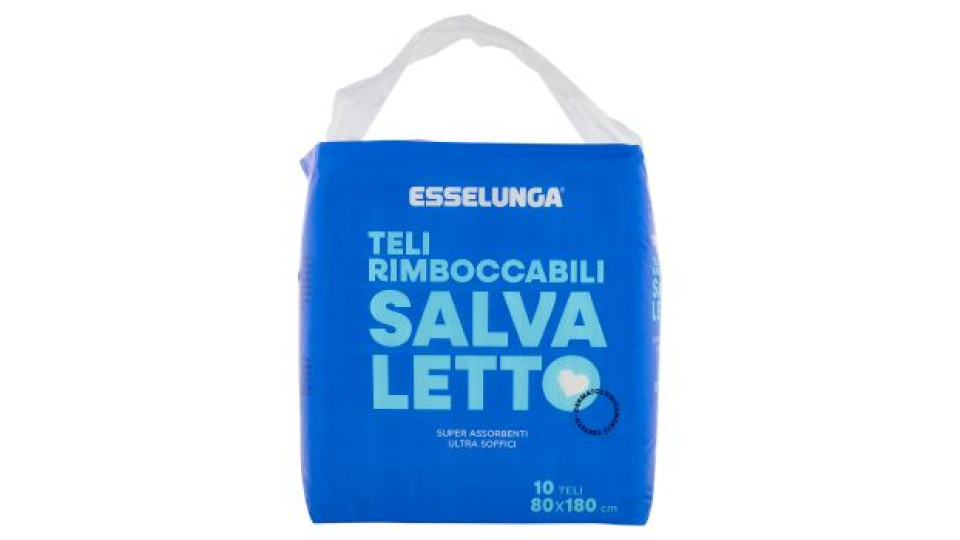 Esselunga, Baby teli salvaletto rimboccabili mis. 80x180 cm