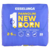 Esselunga, Baby Pannolini taglia 1 newborn (2-5 Kg)