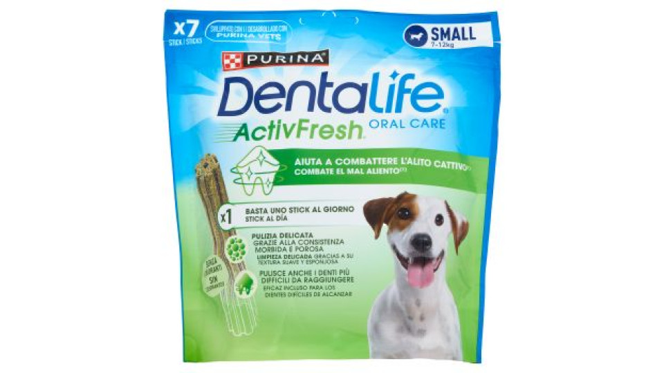 PURINA DENTALIFE ActivFresh Small Busta 7 Sticks 115 g