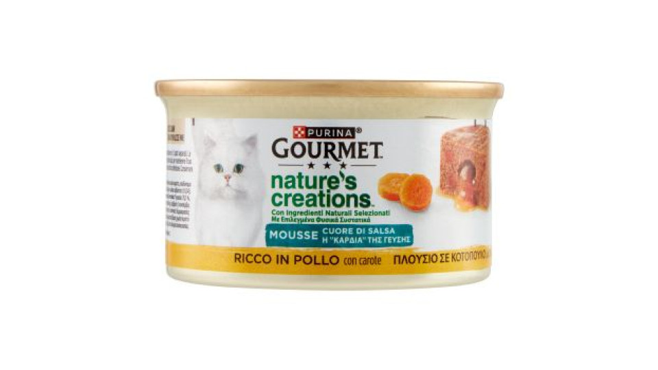 PURINA GOURMET Nature's Creations Ricco in Pollo con carote 85 g