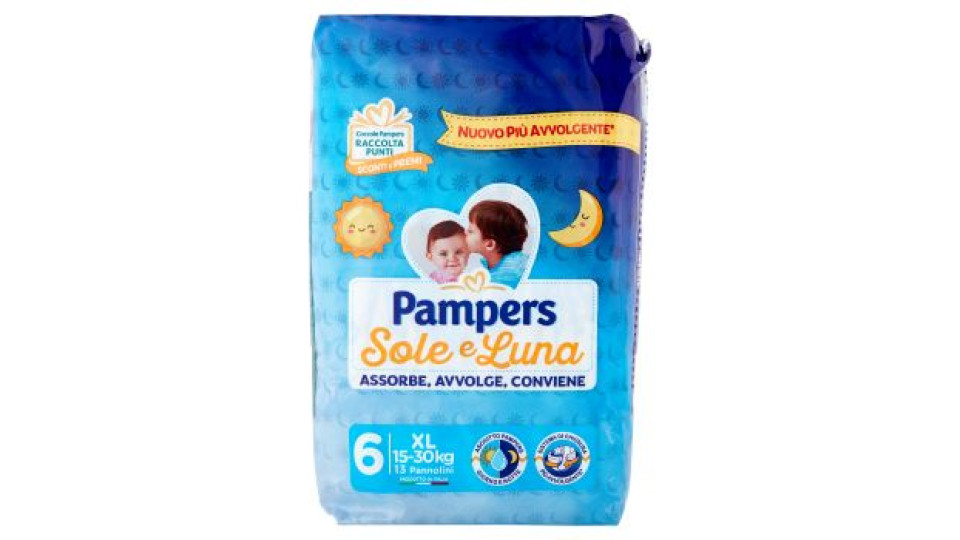 Pampers Sole e Luna Mutandino 6 XL 13 pz