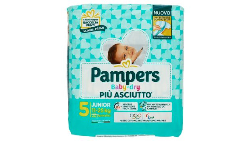 Pampers Baby-dry Junior 16+16 pz
