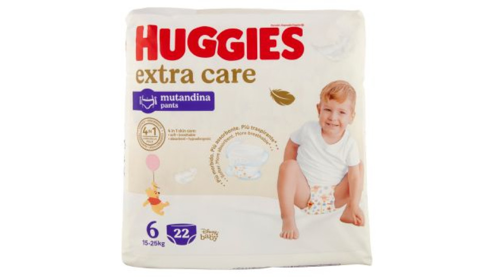 Huggies, Pannolini Mutandina 6 (15-25 kg)