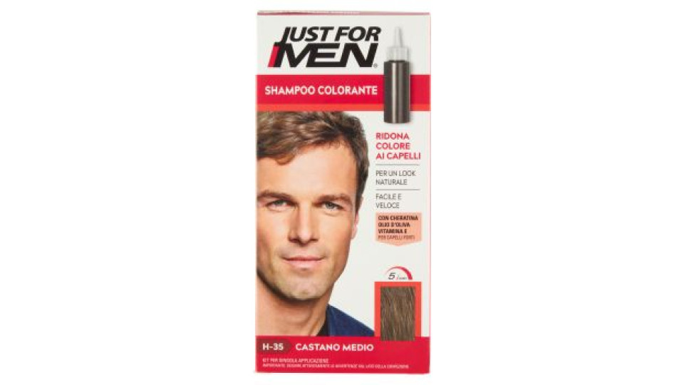 Just For Men Shampoo colorante castano scuro H-45