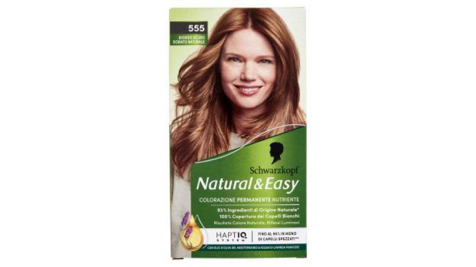 Schwarzkopf Natural&Easy 555 Biondo Scuro Dorato Naturale