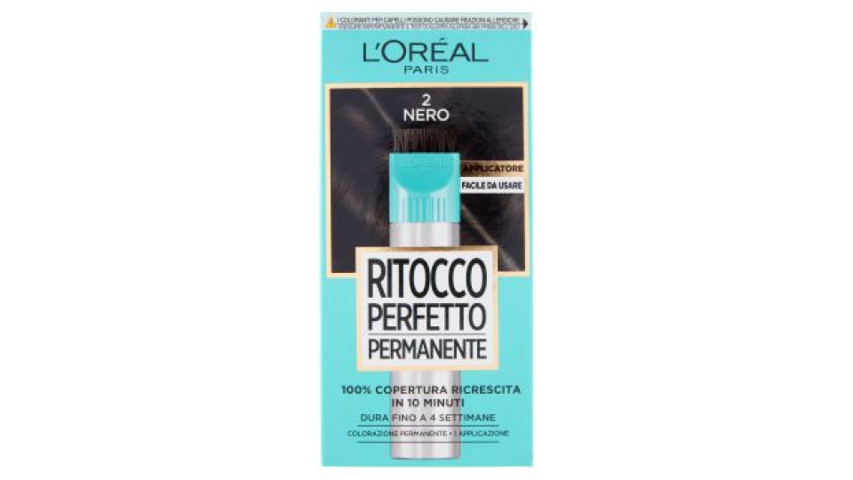 L'Oréal Paris Colorazione Ritocco Perfetto Permanente, 100% Copertura Ricrescita Bruno