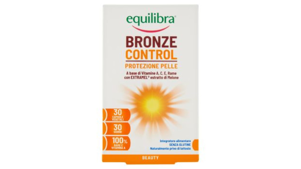 Equilibra, bronze control 30 perle vegetali