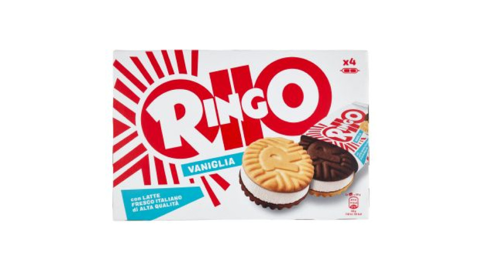 Ringo Vaniglia 4 x 80 g