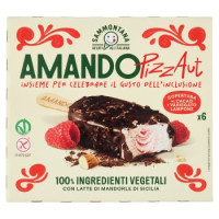 Sammontana Amando 6 Stecchi alla Vaniglia, Variegato Lime e Zenzero, Copertura Sorbetto Frutta 6x55g