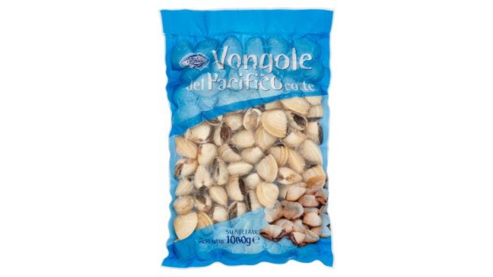 Oggi Pesce Vongole del Pacifico cotte Surgelate 1000 g