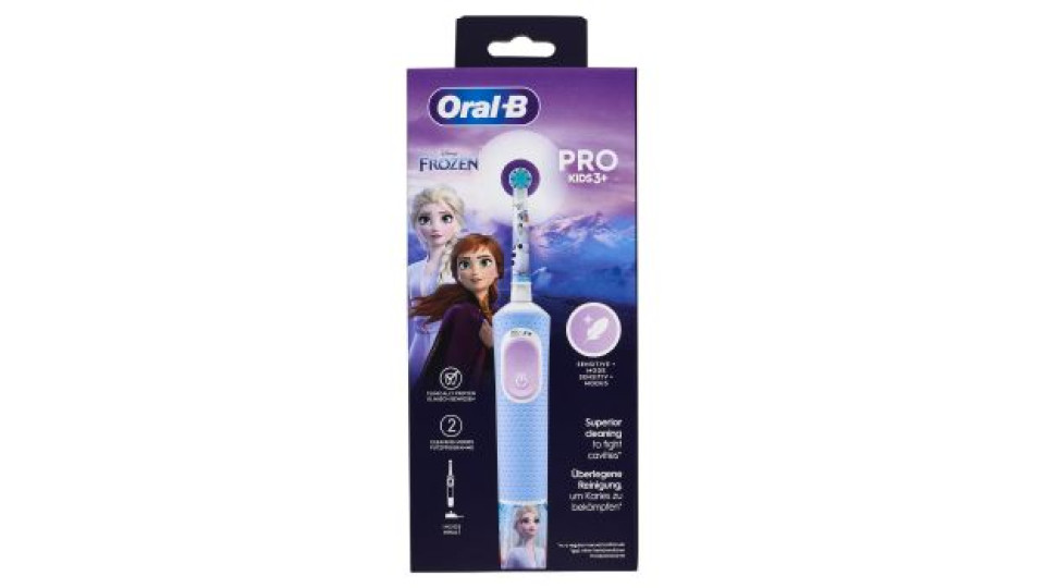 Oral-B Spazzolino Elettrico Ricaricabile Pro Kids 3+ Disney Frozen