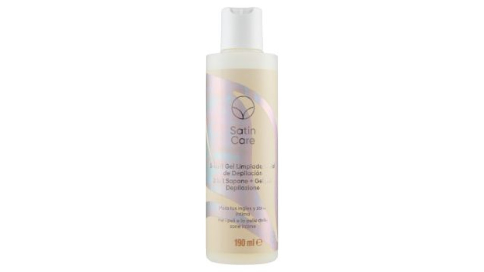 Satin Care Scrub Levigante per la Pelle per i peli e la pelle delle zone intime 177 ml