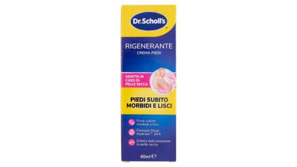 Scholl Secchezza Crema Rigenerante Pelle Secca 60 ml