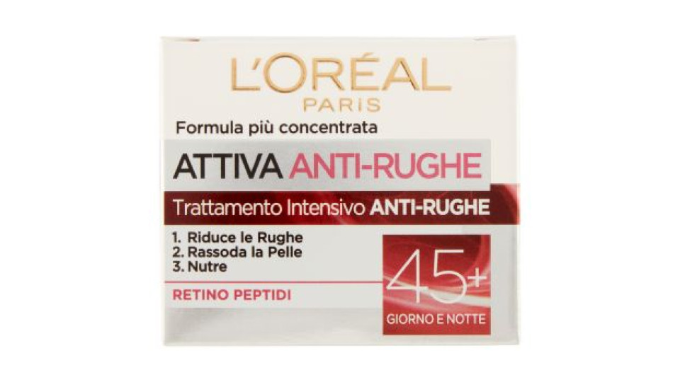 L'Oréal Paris Attiva Antirughe Crema Viso Intensivo Anti-Rughe