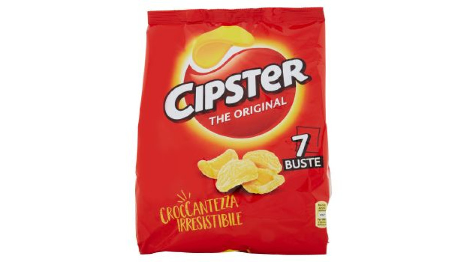 Cipster The Original Chips di Patate Multipack 7 Bustine - 154g