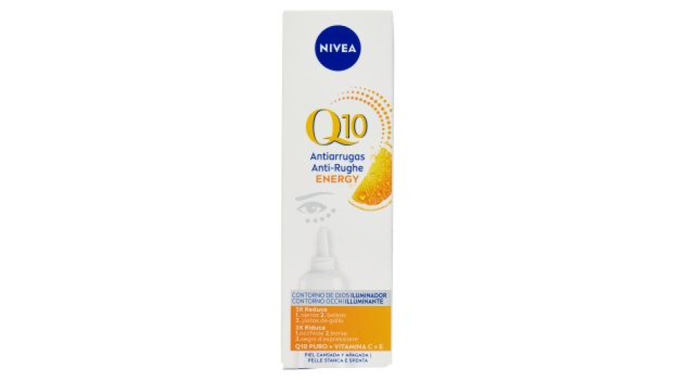 Nivea Q10 Anti-Rughe Energy Crema Giorno Illuminante SPF 15 Pelle Stanca e Spenta 50 ml