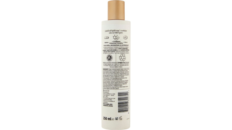 Pantene Pro-V miracles Morbidi & Setosi Shampoo 250 ml