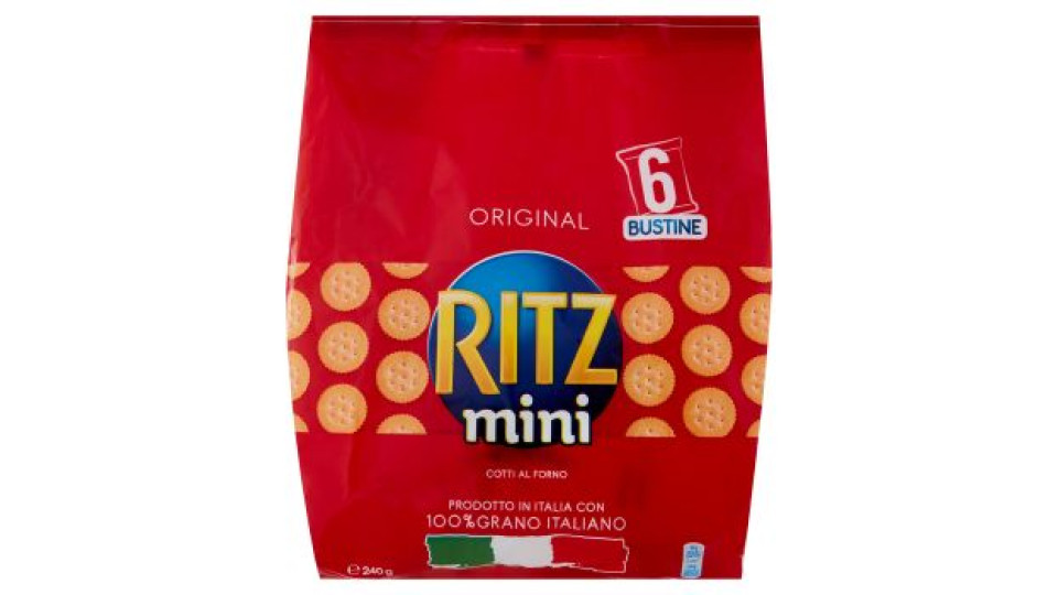 Ritz Original Mini Crackers Multipack 6 Bustine - 240g