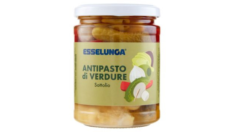 Esselunga, antipasto di verdure in olio di oliva