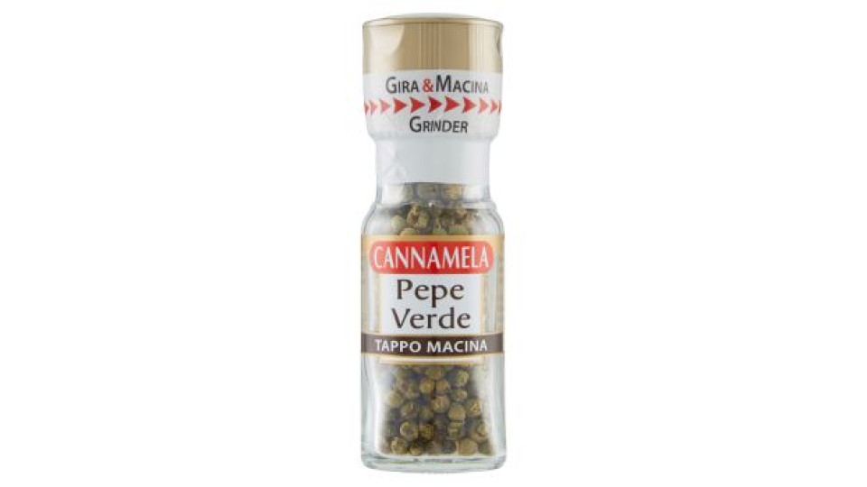 Cannamela Tappo macina Pepe verde