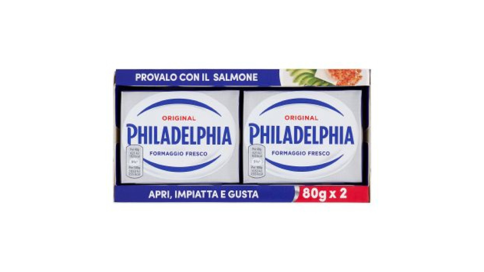 Philadelphia Original formaggio fresco spalmabile - 80g x 2