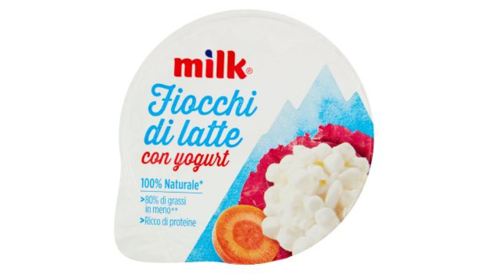 Milk fiocchi di latte con yogurt solo 0,9% grassi