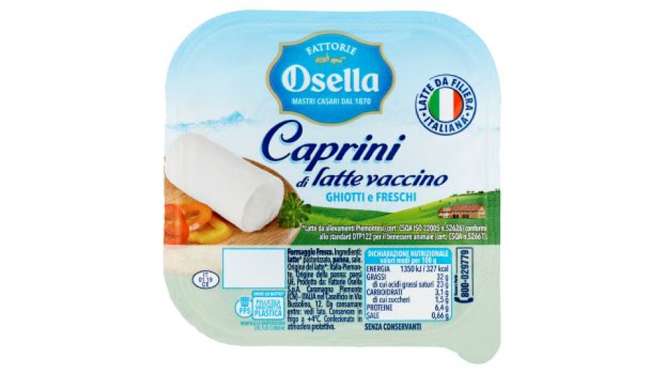 Fattorie Osella Caprini di latte vaccino
