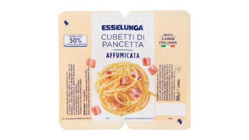 Esselunga, cubetti di pancetta affumicata