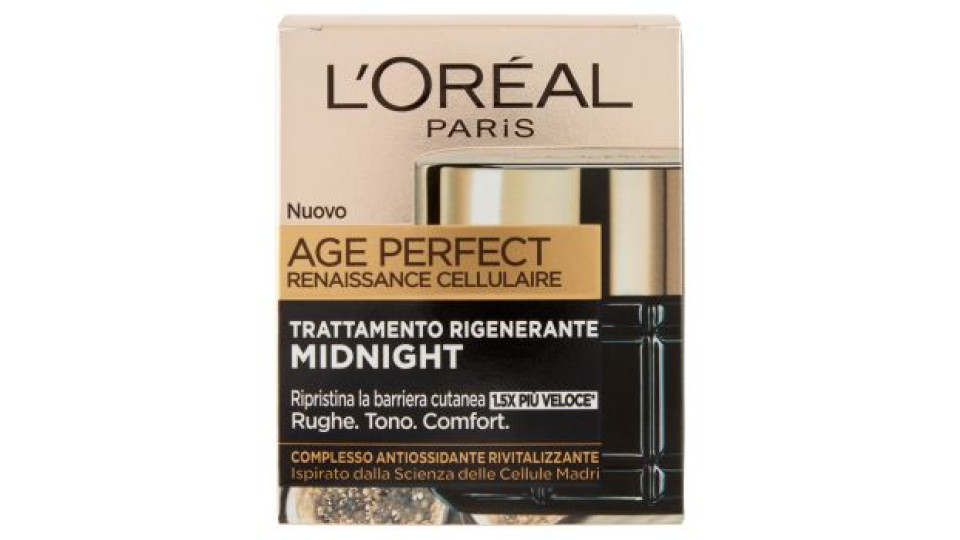 L'Oreal Paris Age Perfect Renaissance Cellulaire Trattamento ricostituente rigenerazione fondamentale notte