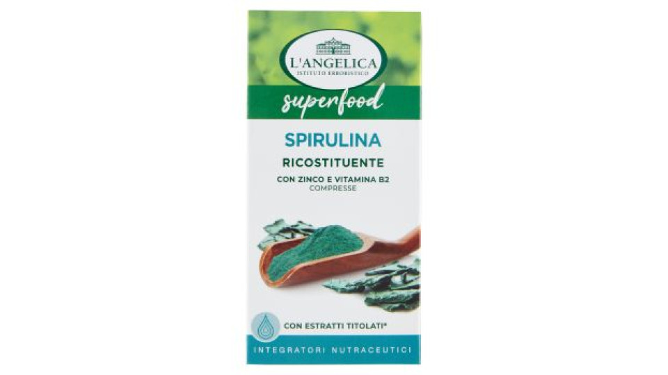L'Angelica superfood Spirulina Ricostituente 75 compresse 45 g