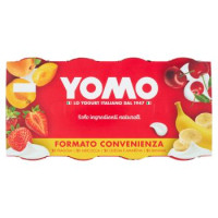 Yomo Fragola, Albicocca, Ciliegia E Amarena, Banana 8 X 125 G