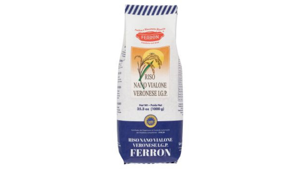 Ferron, riso nano Vialone Veronese IGP