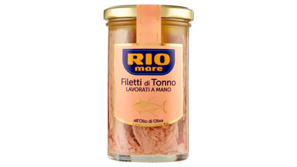 Rio Mare Filetti Di Tonno Lavorati A Mano All'olio Di Oliva 250 G