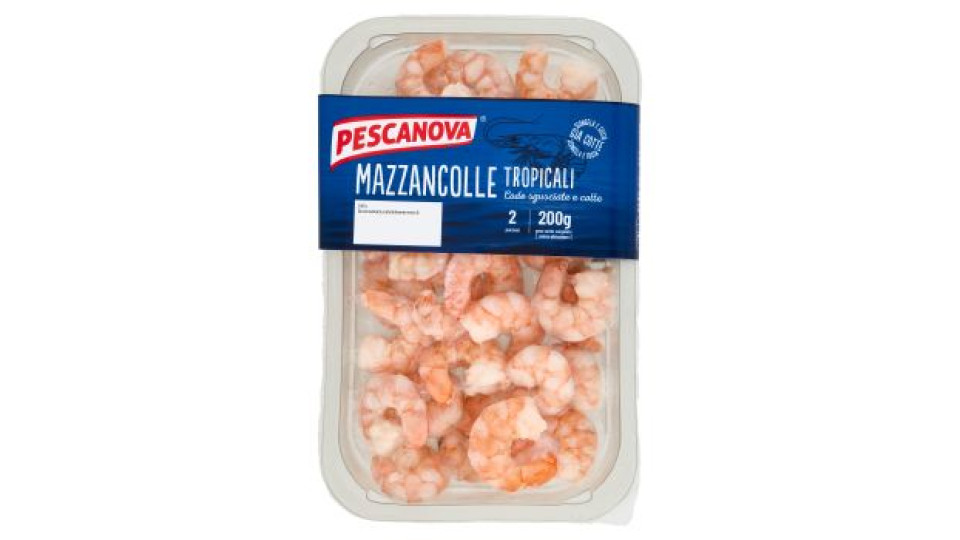 Pescanova Mazzancolle Tropicali Code Sgusciate Cotte 200 G