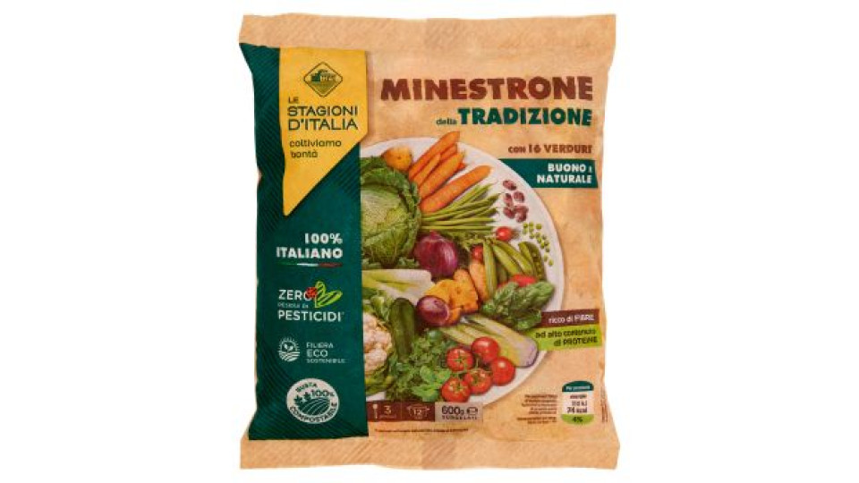Le Stagioni D'italia Minestrone Della Tradizione Surgelato 600 G