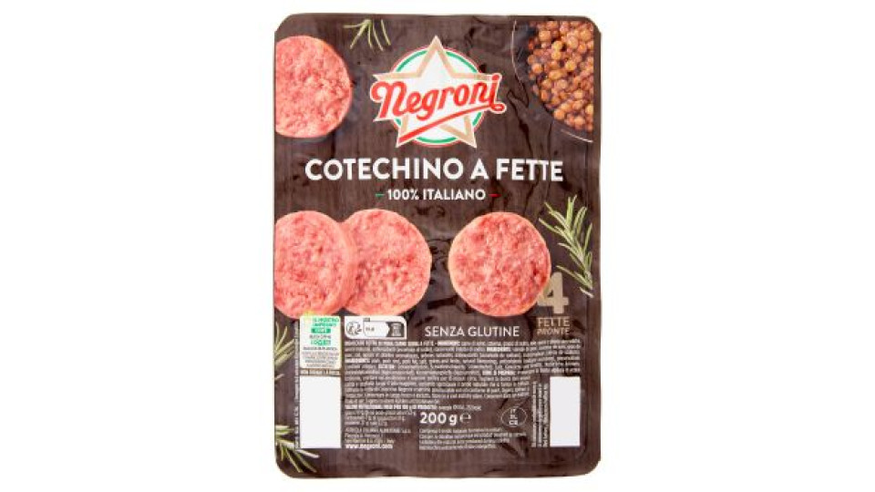 Negroni Cotechino a fette