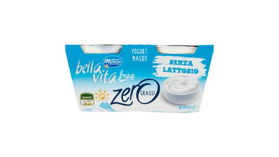 Bella Vita Bella Vita Free Zero Grassi Yogurt Magro Bianco 2X125G