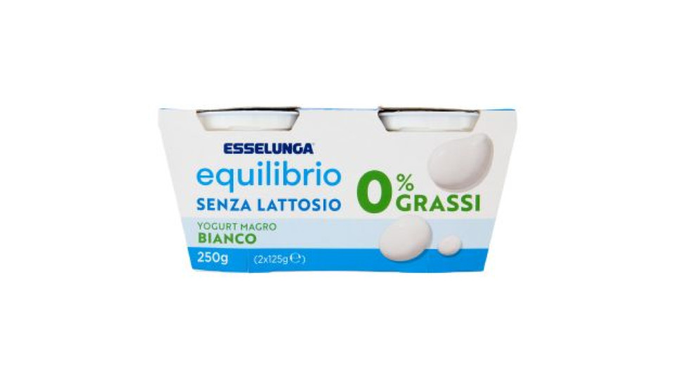Esselunga Equilibrio, yogurt magro 0% bianco