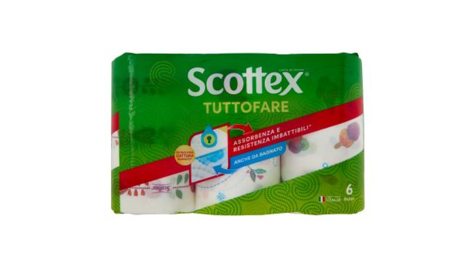 Scottex Tuttofare Carta Da Cucina 6 Pz