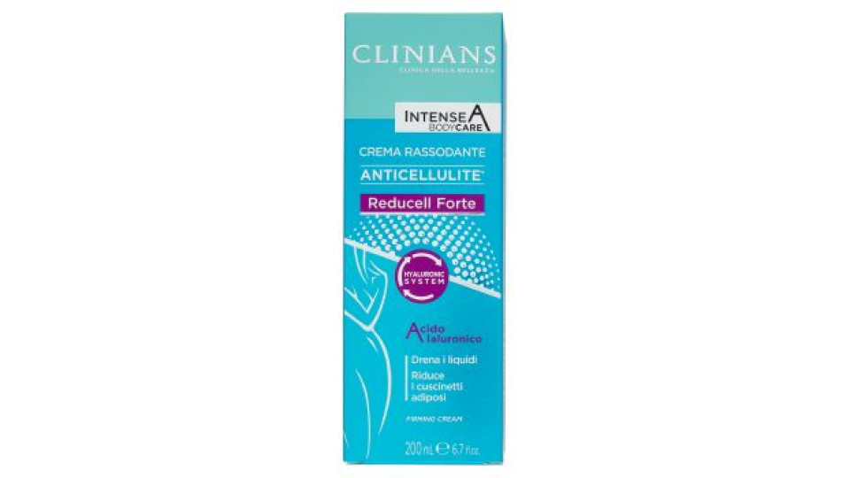 Clinians Intense A Bodycare Crema Rassodante Anticellulite* Reducell Forte 200 Ml