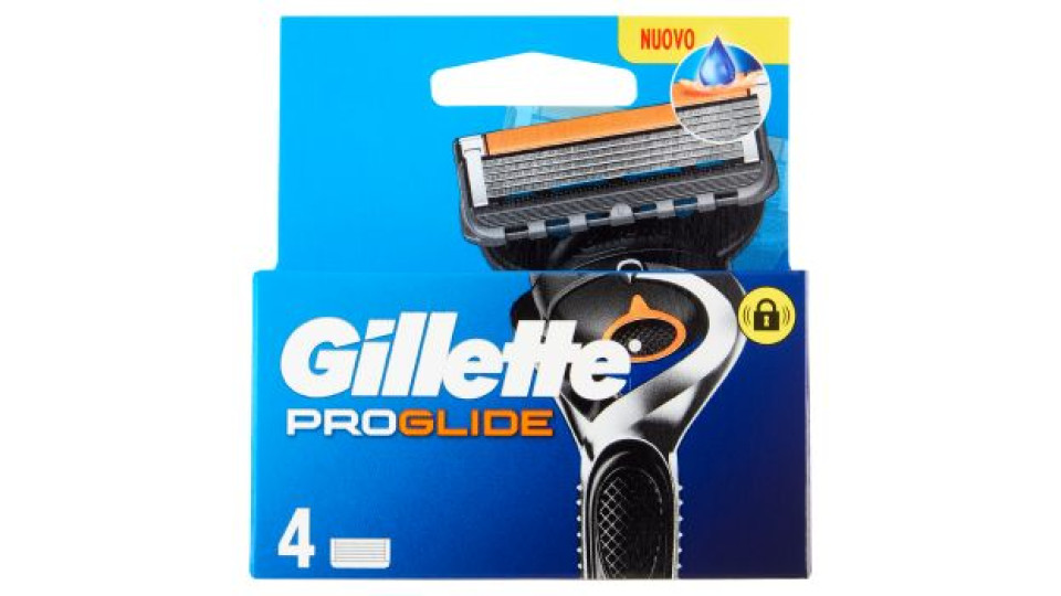 Gillette Proglide Lamette Di Ricambio Per Rasoio Da Uomo, 4 Ricariche