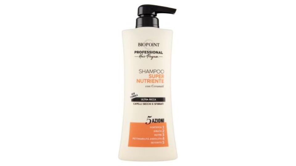 Biopoint Professional Hair Program Shampoo Super Nutriente 390 Ml