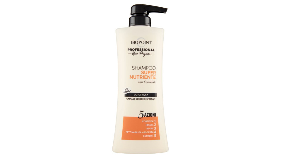 Biopoint Professional Hair Program Shampoo Super Nutriente 390 Ml