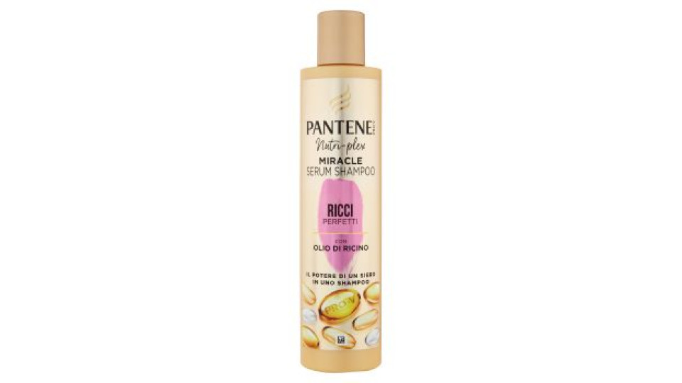 Pantene Pro-v Nutri-plex Miracle Serum Shampoo Ricci Perfetti 250 Ml