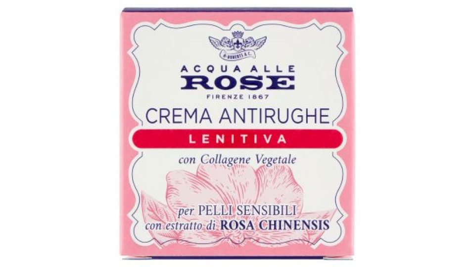 Acqua Alle Rose Crema Antirughe Lenitiva 50 Ml