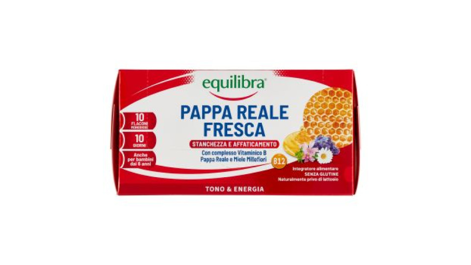 Equilibra, pappa reale fresca 10 flaconcini monodose