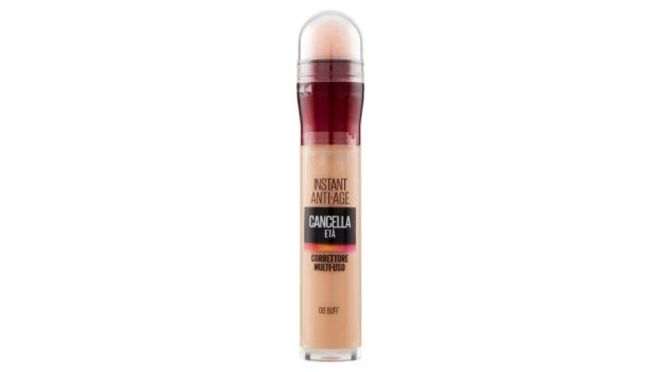 Maybelline New York Correttore Liquido Il Cancella Età, Copre Occhiaie E Piccole Rughe, 08 Buff